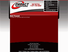 Tablet Screenshot of impactadvertising.com